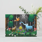 Pasen Egg Hunt Feestdagenkaart (Staand voorkant)