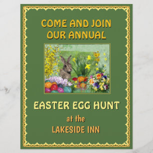 Pasen Egg Hunt Flyer