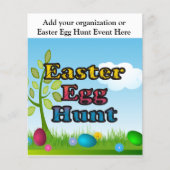 Pasen Egg Hunt Flyer (Voorkant)