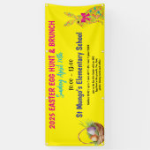 Pasen Egg Hunt gepersonaliseerd Spandoek (Verticaal)