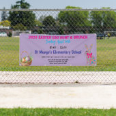 Pasen Egg Hunt gepersonaliseerd Spandoek (Insitu)