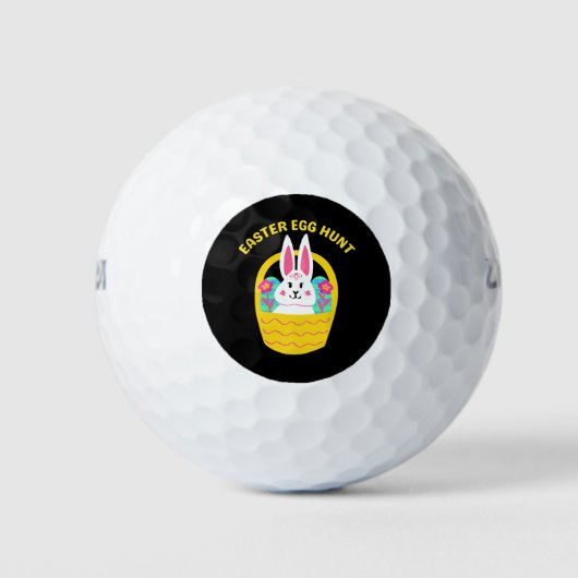 Pasen Egg Hunt Golfballen (Voorkant)