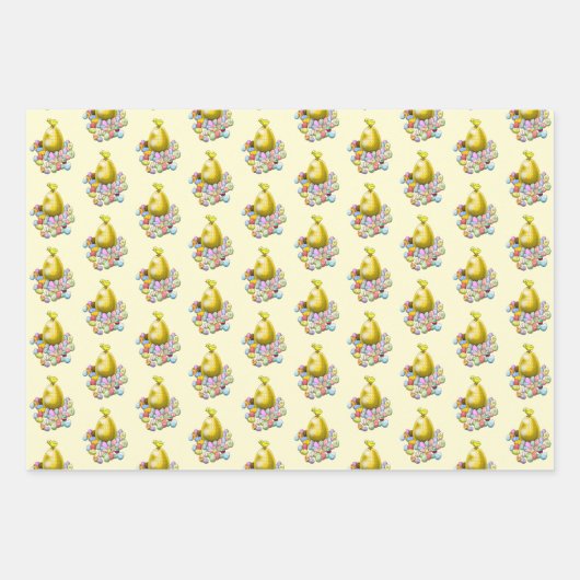 Pasen Egg Hunt Inpakpapier Vel (Voorkant)