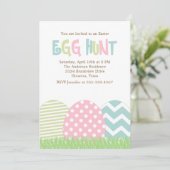 Pasen Egg Hunt Kaart (Staand voorkant)