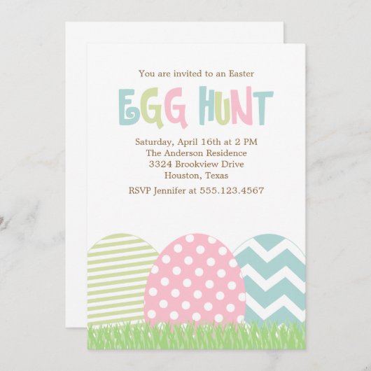 Pasen Egg Hunt Kaart