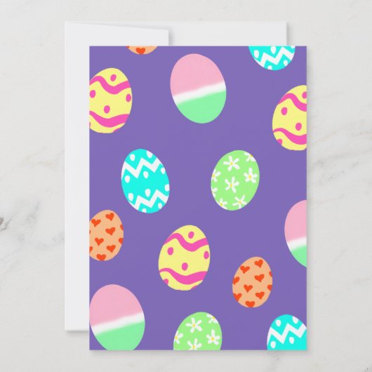 Pasen Egg Hunt Kaart (Achterkant)