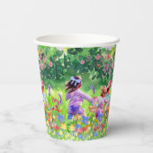 Pasen Egg Hunt Papieren Bekers (Achterkant)