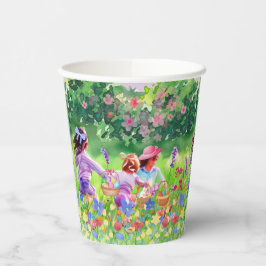 Pasen Egg Hunt Papieren Bekers