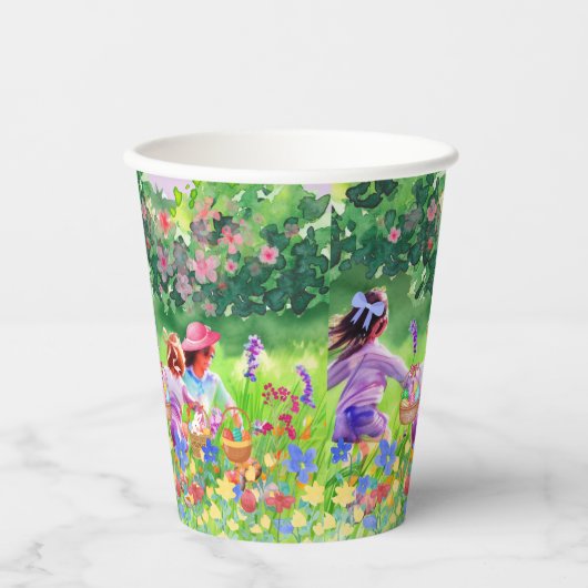 Pasen Egg Hunt Papieren Bekers (Voorkant)