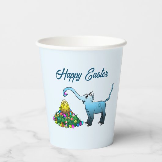 Pasen Egg Hunt Papieren Bekers (Achterkant)
