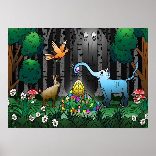 Pasen Egg Hunt Poster (Voorkant)