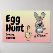 Pasen Egg Hunt Poster (Voorkant)