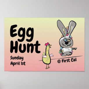 Pasen Egg Hunt Poster