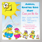 Pasen Egg Hunt Poster (Voorkant)