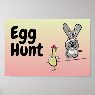 Pasen Egg Hunt Poster