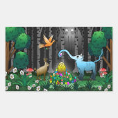 Pasen Egg Hunt Rechthoekige Sticker (Voorkant)