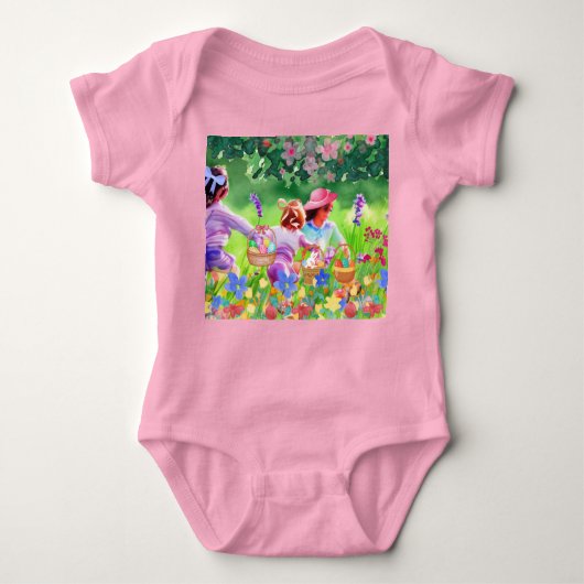 Pasen Egg Hunt Romper (Voorkant)