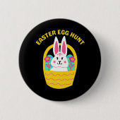 Pasen Egg Hunt Ronde Button 5,7 Cm (Voorkant)