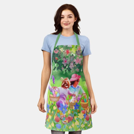 Pasen Egg Hunt Schort (Gedragen)