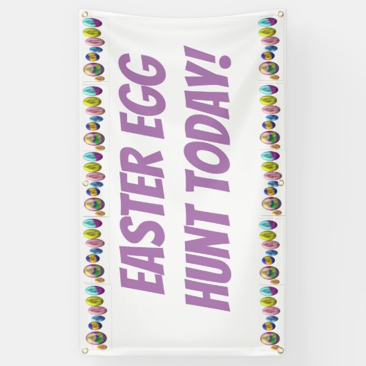 Pasen Egg Hunt Spandoek (Verticaal)