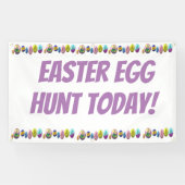 Pasen Egg Hunt Spandoek (Horizontaal)