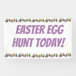 Pasen Egg Hunt Spandoek