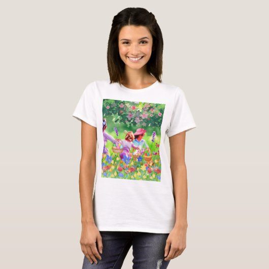 Pasen Egg Hunt T-shirt (Voorkant volledig)