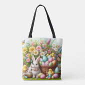 Pasen Egg Hunt Tote Bag (Achterkant)