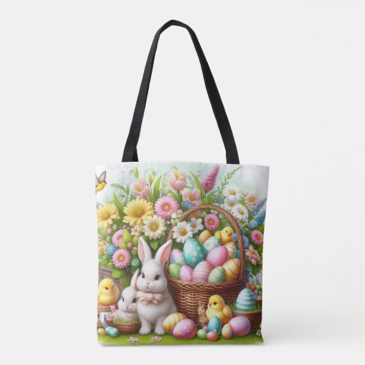 Pasen Egg Hunt Tote Bag (Achterkant)