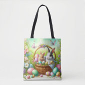 Pasen Egg Hunt Tote Bag (Voorkant)