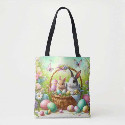 Pasen Egg Hunt Tote Bag (Voorkant)