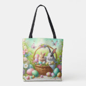 Pasen Egg Hunt Tote Bag (Achterkant)