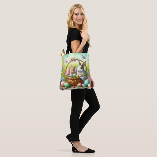 Pasen Egg Hunt Tote Bag (Op model)