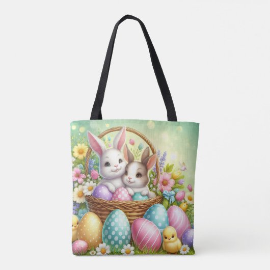 Pasen Egg Hunt Tote Bag (Achterkant)