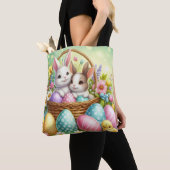 Pasen Egg Hunt Tote Bag (Dichtbij)