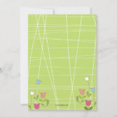 Pasen Egg Juvenile Birthday Party Invitation Kaart (Achterkant)