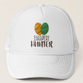 Pasen Eggspert Hunter Funny Quote Trucker Pet (Voorkant)
