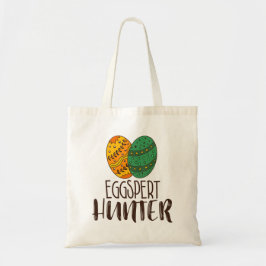 Pasen Eggspert Hunter Funny Tote Bag