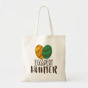 Pasen Eggspert Hunter Funny Tote Bag