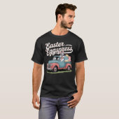 Pasen Eggspress Retro Bunny Delivery T-shirt (Voorkant volledig)