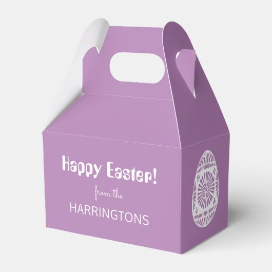 Pasen Ei aangepaste gunst dozen Bedankdoosjes (Achterkant)