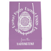 Pasen Ei aangepaste medium geschenk tas Cadeauzakje (Achterkant)