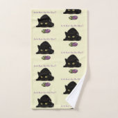 Pasen Ei Hunt Kat Grappig Bad Handdoek (Handdoek)