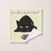 Pasen Ei Hunt Kat Grappig Bad Handdoek (Wasdoekje)