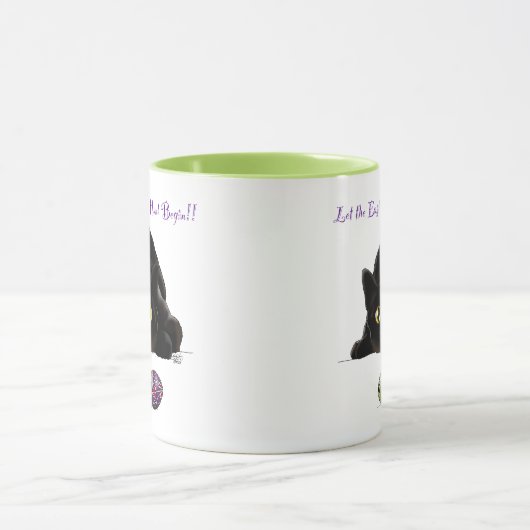 Pasen Ei Hunt Kat Grappig Mok (Midden)