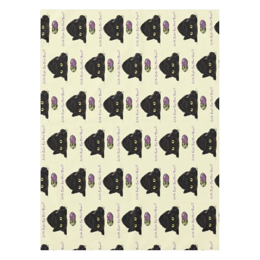 Pasen Ei Hunt Kat Grappig Tafelkleed (Voorkant)