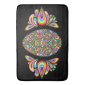 Pasen Ei Psychedelisch Design Kids Biologisch T-Sh Badmat (Voorkant Verticaal)