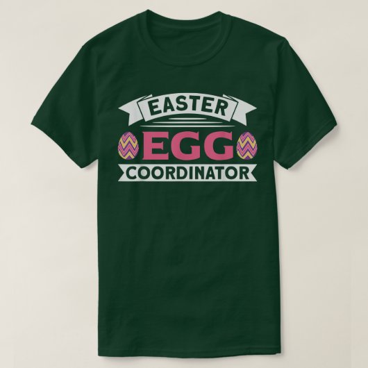 Pasen Eier Coördinator Eier Jager Lente Pasen T-shirt (Design voorkant)