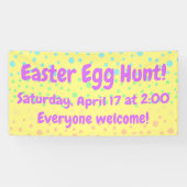 Pasen Eieren Jacht! Aangepaste Banner (Horizontaal)