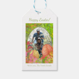 Pasen Eieren Jacht  Gepersonaliseerde Foto en Beri Cadeaulabel